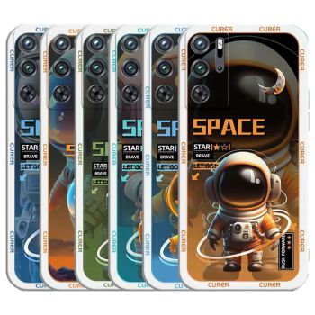  Soft TPU Electroplating Cool Astronaut Phone Case For Nubia RedMagic 9 Pro / 9 Pro+ / 9s Pro / 9s Pro+