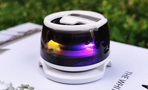 RedMagic Magnetic Bluetooth Speaker : Portable with Magnetic Attachment and Transparent RGB Design