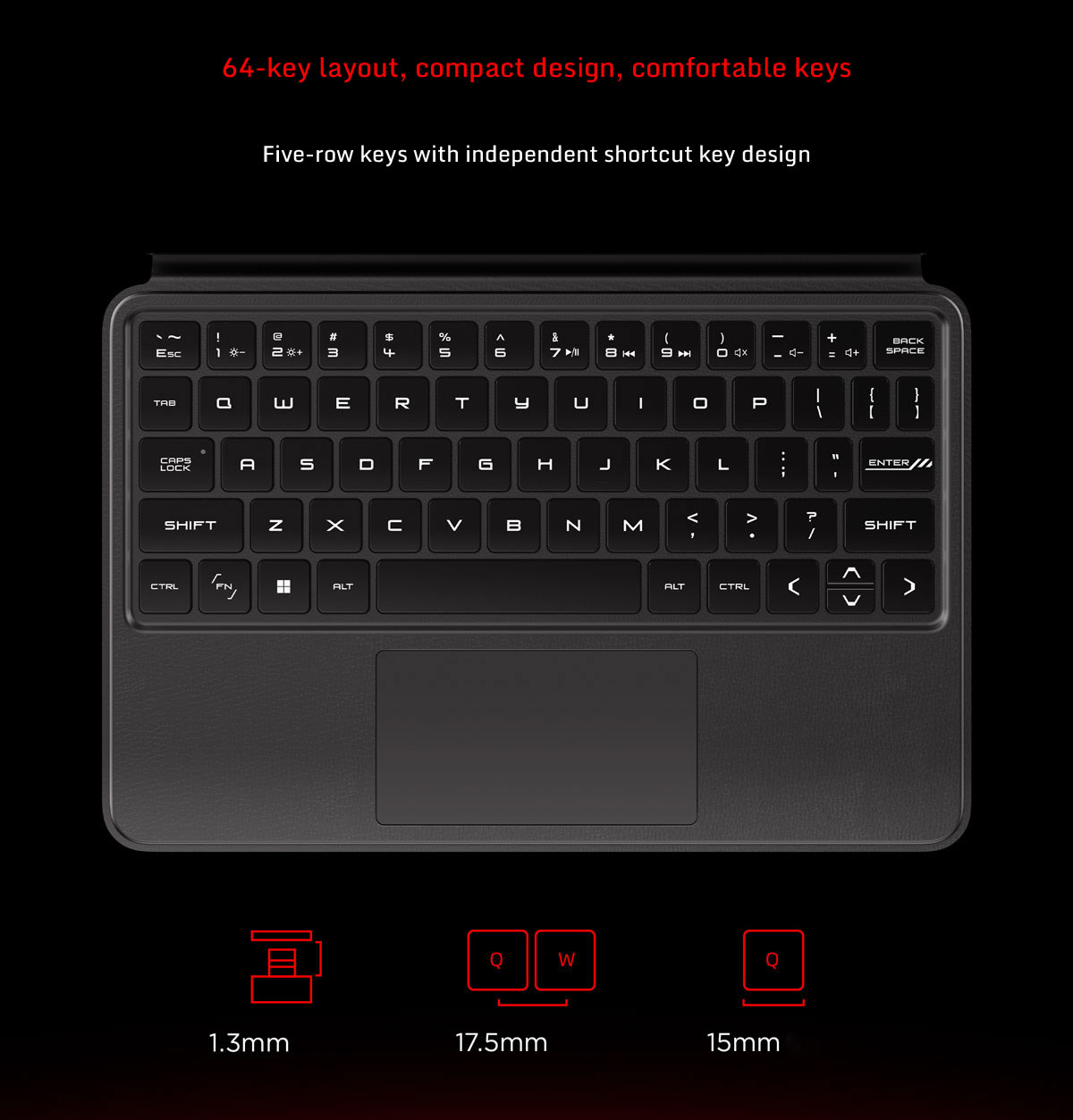 Original RedMagic Gaming Tablet Pro Magnetic Keyboard Case