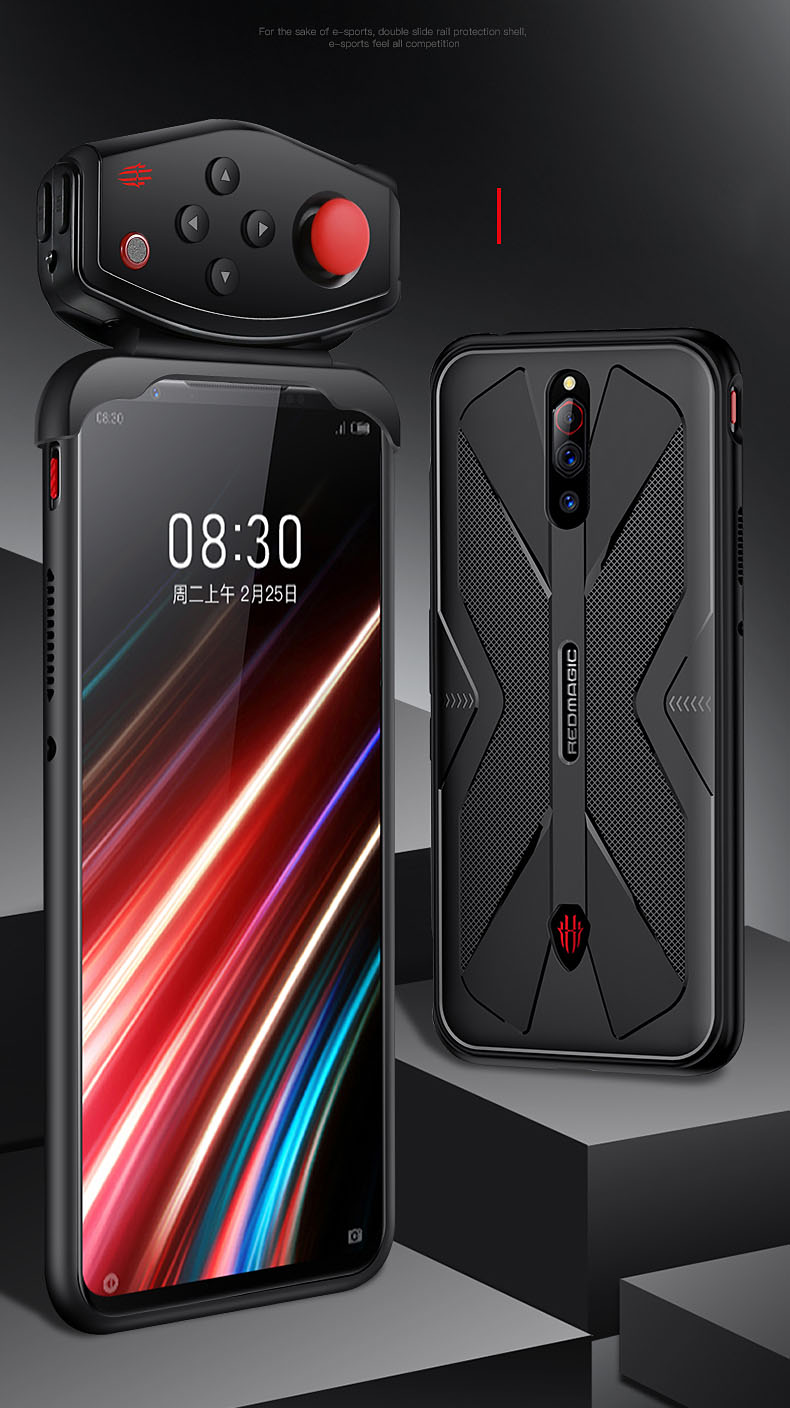 For Nubia Red Magic 9 Pro Plus 8S 8 7 6 Pro Case Gaming Cooling Silicone  Soft Cover For ZTE Redmagic 6 5G 5S 6 Pro Play Case